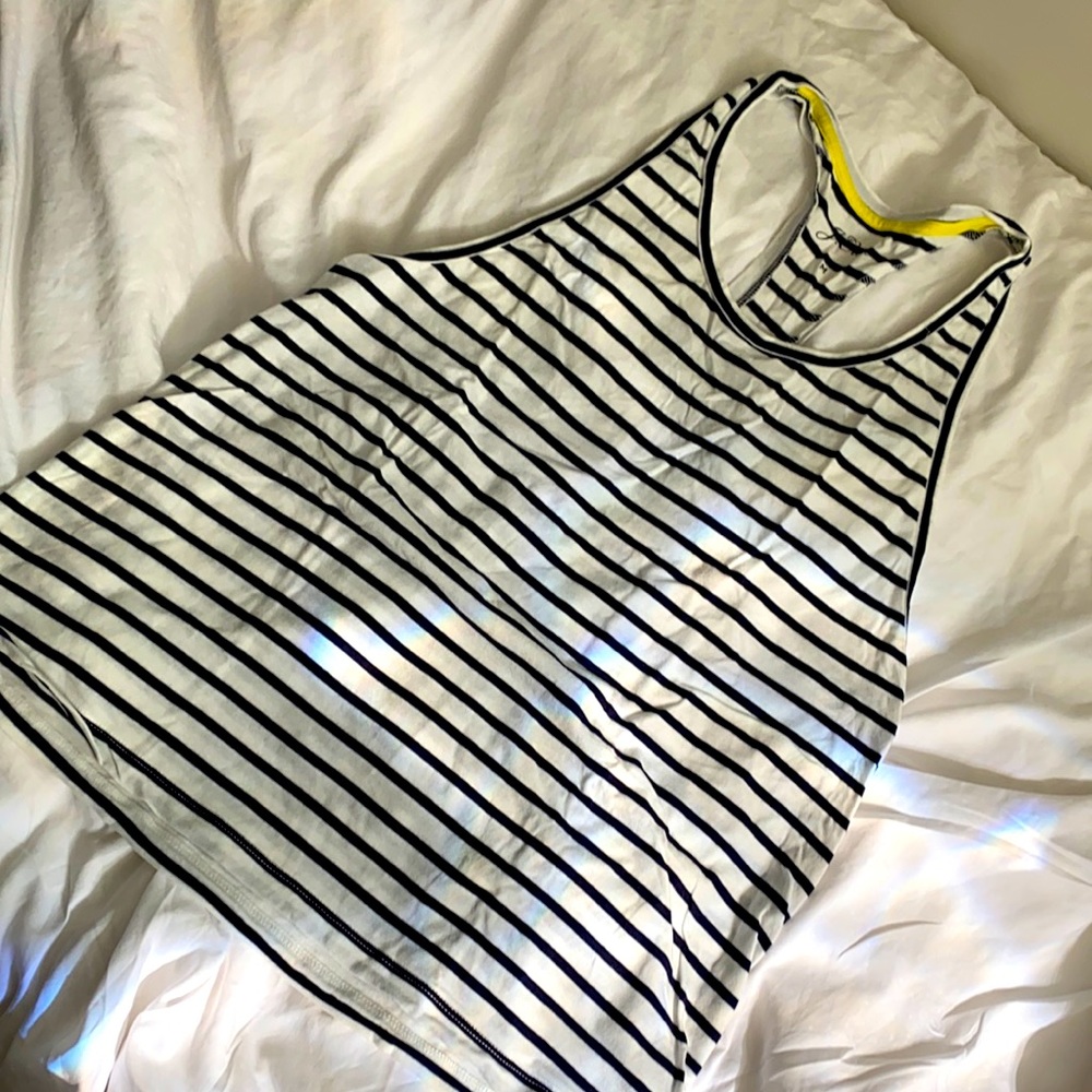 JCrew x New Balance striped tank top
